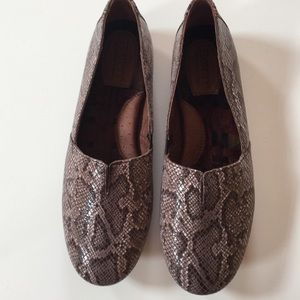 Born “Sebra” snakeprint flats 8.5